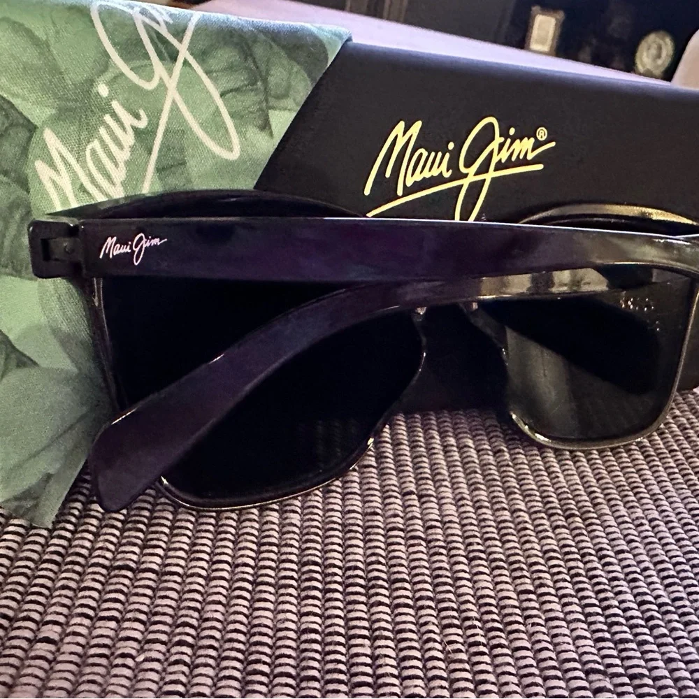 Maui Jim Liquid Sunshine Black Sunglasses - Picture 4 of 7